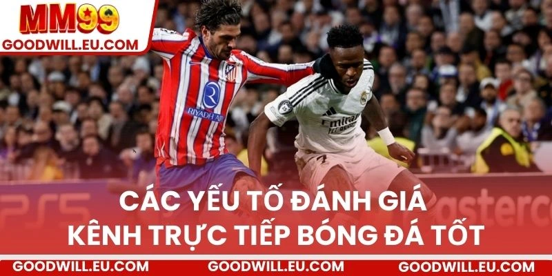 Các yếu tố đánh giá kênh trực tiếp bóng đá tốt